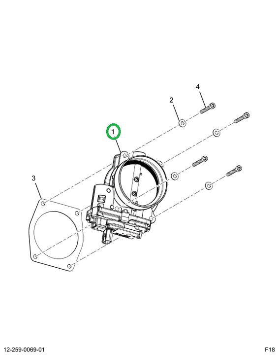 2518469C1 VALVE,BODY, THROTTLE