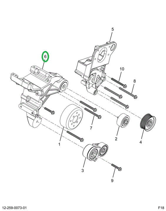 2518475C1 BRACKET, ALTERNATOR