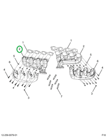 2518479C1 MANIFOLD, EXHAUST