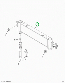 2518534C91 COOLER, OIL ASSEMBLY
