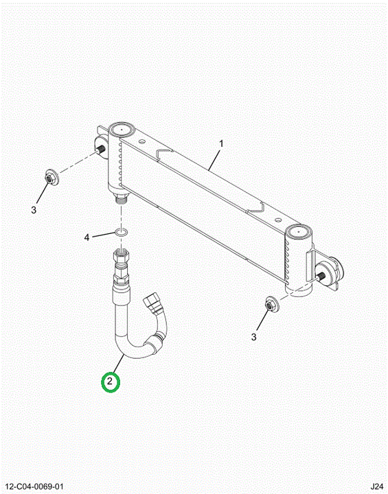 2518535C2 Oil Cooler Hardline
