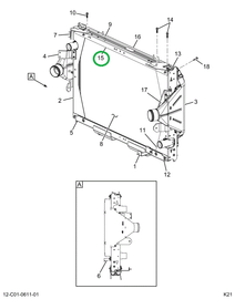 2518549C91 FRAME ASSEMBLY, TOP W/ISOLATOR