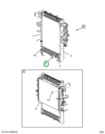 2518550C93 RADIATOR,CHARGE AIR COOLER
