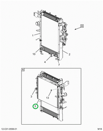 2518552C91 BRACKET,KIT, MOUNTING RADIATOR
