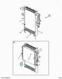 2518553C91 COOLER, CHARGE AIR