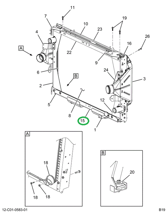 2518574C91 Frame, Bottom W/isolators