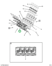 2518594C1 GASKET, CYLINDER HEAD LEFT HAN