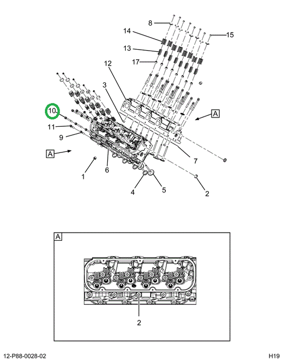 2518596C1 Bolt, Cylinder Head