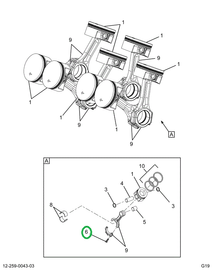 2518611C1 BOLT, CONNECTING ROD