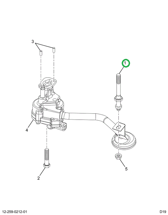 2518613C1 STUD, OIL PUMP