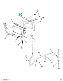 2518618C1 BRACKET, OIL COOLER
