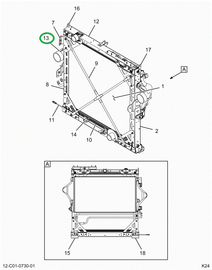 2518689C91 COOLER, CHARGE AIR