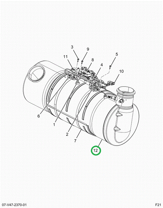 2518802C91 Aftertreatment Device N13