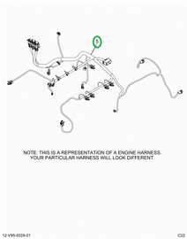2518835C91 HARNESS,HARN, LT ISX ENGINE