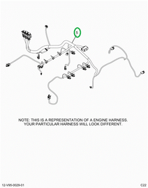 2518839C91 Harness, Master,  Lt Isx Engin