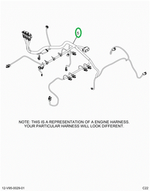2518846C91 Harness, Master,  Lt Isx Engin