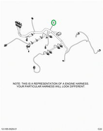 2518854C91 Harness, Master,  Lt Isx Engin
