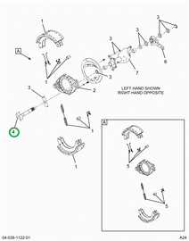 2518865C91 CAMSHAFT,S- CAM LEFT FRONT