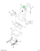 2519148C91 CUSHION,UPH BACK, CHAR LEATH