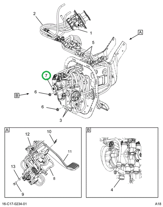 2519219C91 Tractor Foot Valve