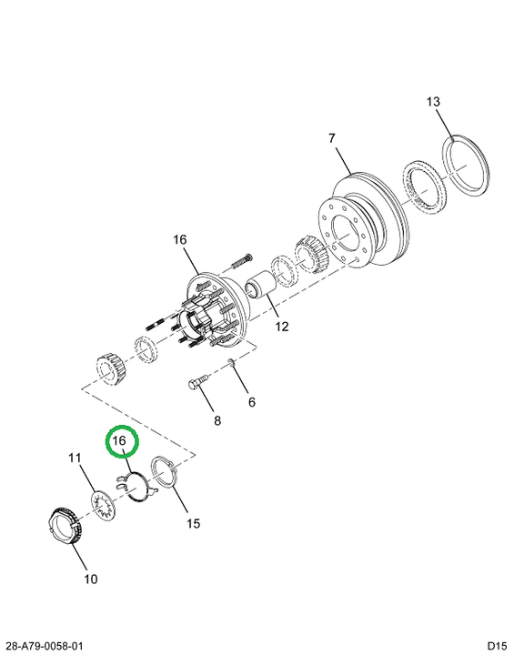 2519268C1 RING,SNAP RING RETAINER