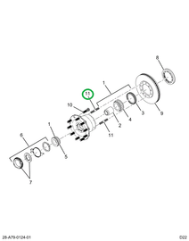 2519270C1 STUD, DOUBLE ENDED
