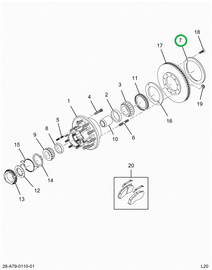 2519273C1 RING, ANTILOCK BRAKE SYSTEM AB