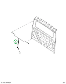 2519280C91 BAR,SPRING, AIR HOSE 20 INCH