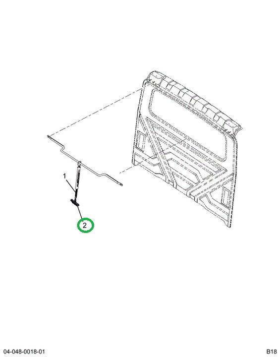 2519281C91 SUPPORT,HOLDER, AIR HOSE 3