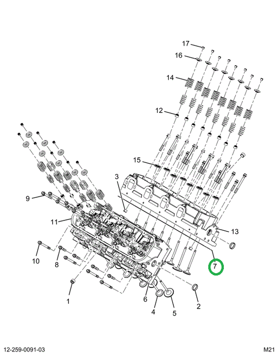 2519382C1 GASKET, CYLINDER HEAD RIGHT