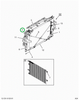 2519407C91 BRACKET, CORNER RADIATOR SUPPO