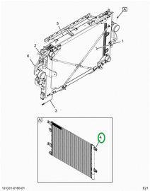 2519408C91 BRACKET,MOUNTING, KIT RADIATOR