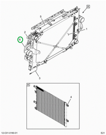 2519410C91 COOLER, CHARGE AIR