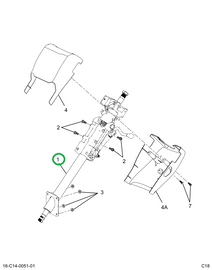 2519475C91 MODULE,COLUMN, TILT TELESCOPIN