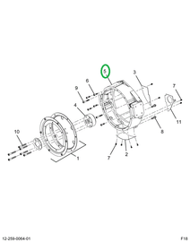 2519551C91 HOUSING, FLYWHEEL, METRIC