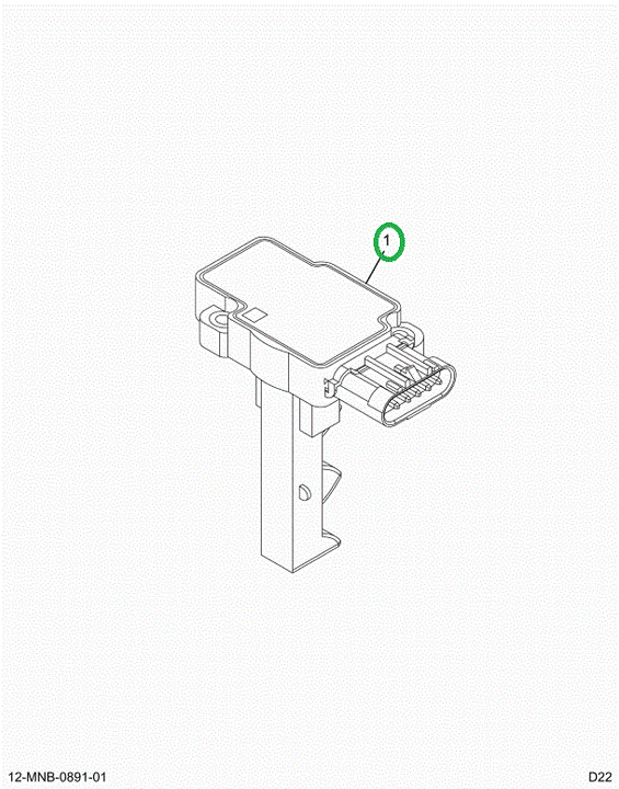 2519555C1 SENSOR,MAF SENSOR
