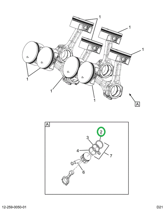 2519578C1 RING, COMPRESSION