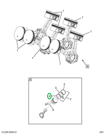 2519580C1 RING, OIL RAIL