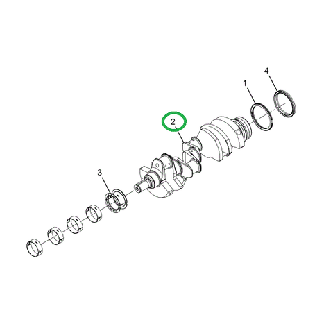 2519582C91 CRNKSHFT,CRANKSHAFT, ENGINE PS