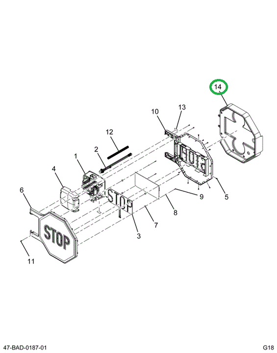2519834C1 GUARD, HIGH WIND, ELEC MOTOR