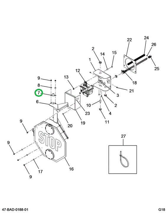 2519853C1 Lock, Hinge Arm