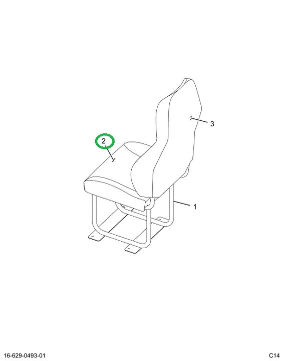 2519899C1 COVER, BOTTOM CUSHION