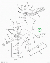 2520288C91 ARM,STEERING ARM