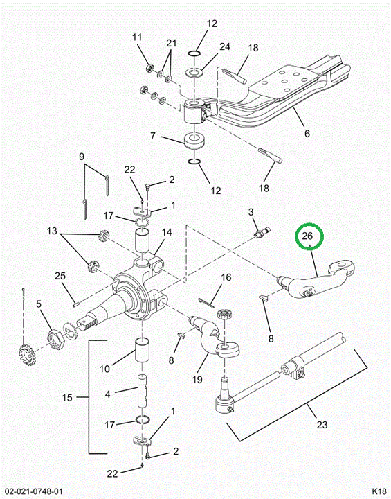 2520288C91 ARM,STEERING ARM