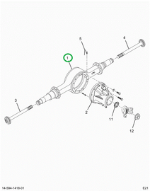 2520446C91 Housing, Axle