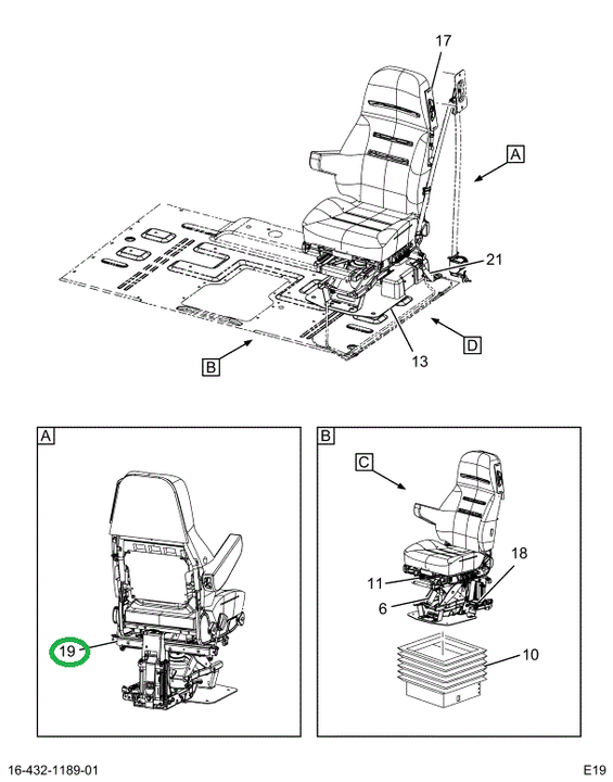2520462C91 Icp Bar And Seat Belt Kit, Ora