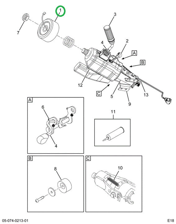 2520499C91 Horn And Brush Kit
