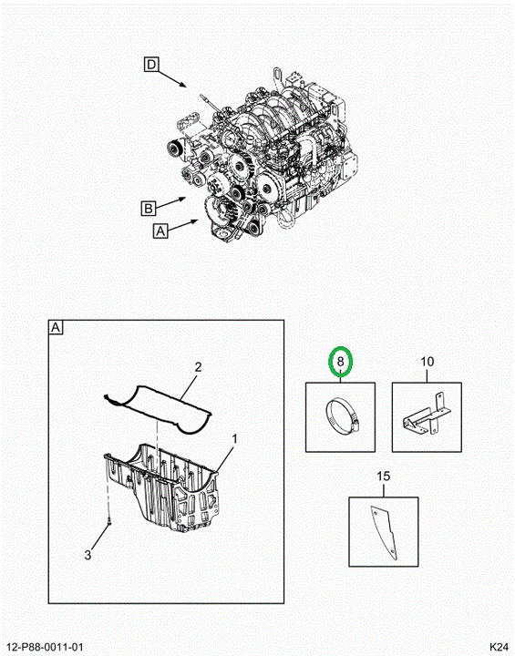 2520584C1 Clamp, Pump