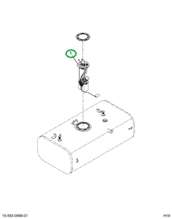 2520607C91 SENSOR, FUEL TANK PRESSURE
