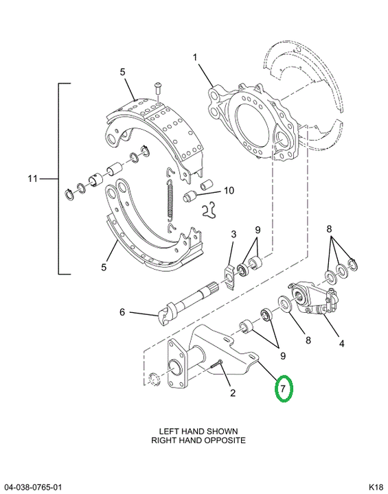 2520661C1 Bracket, Brake Chamber